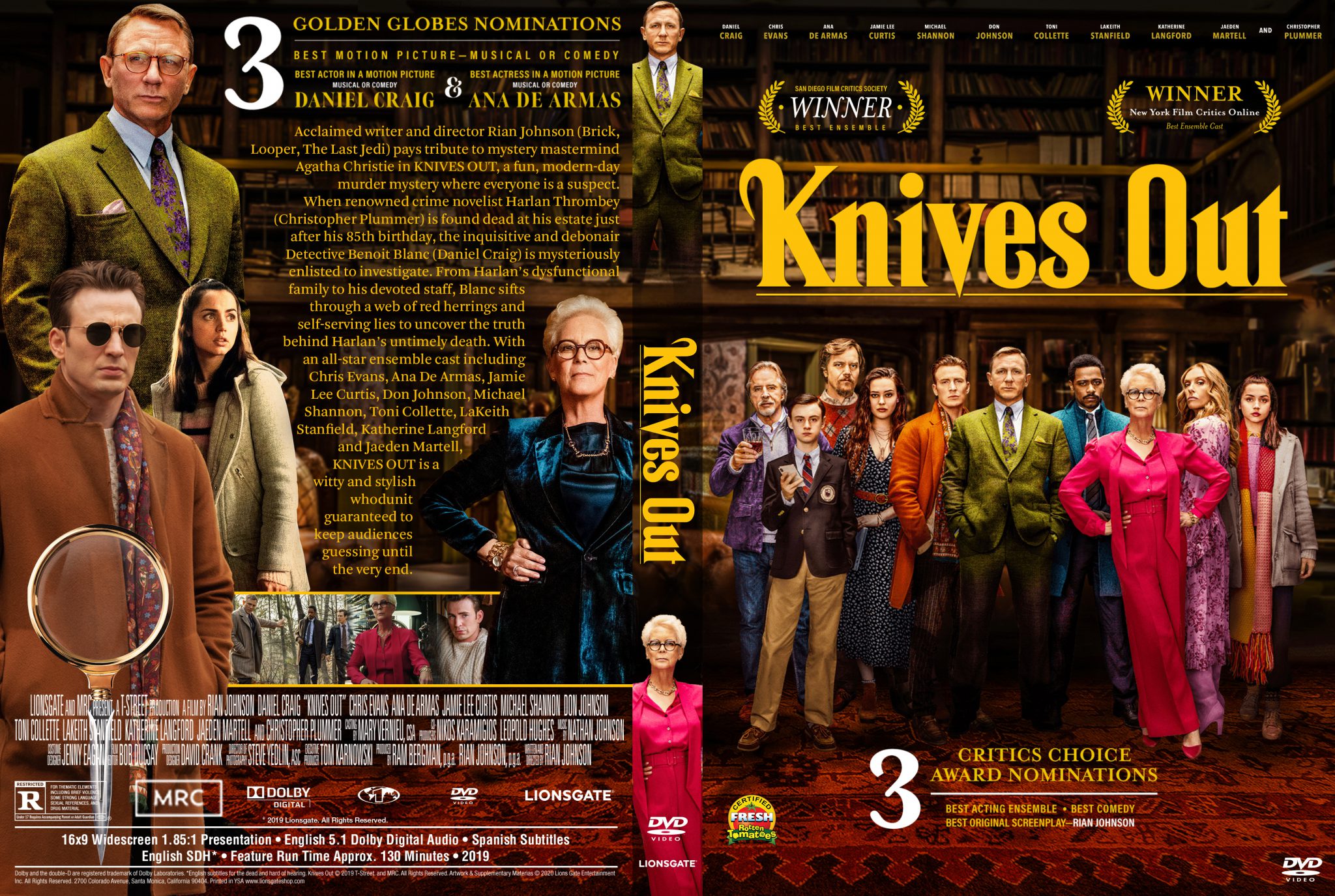 DVD Review: „Knives Out“ – Rian Johnson – film & glory